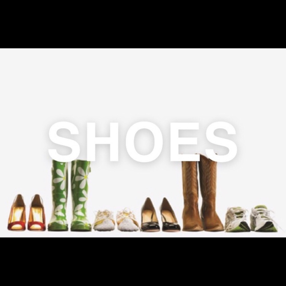 Shoes below